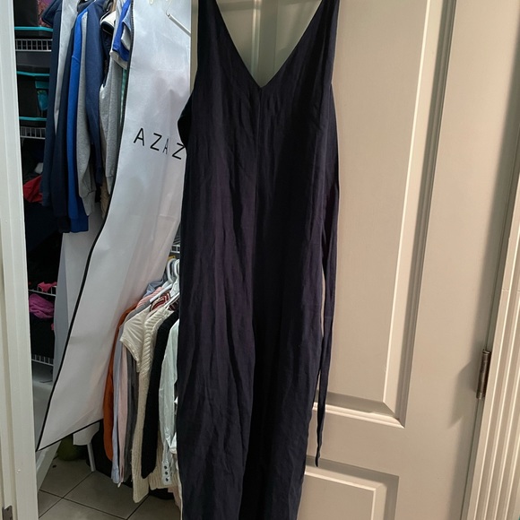Lulus Navy Linen Jumpsuit - Picture 2 of 5